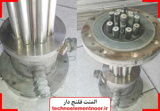 تولید کننده المنت فلنج دار صنعتی