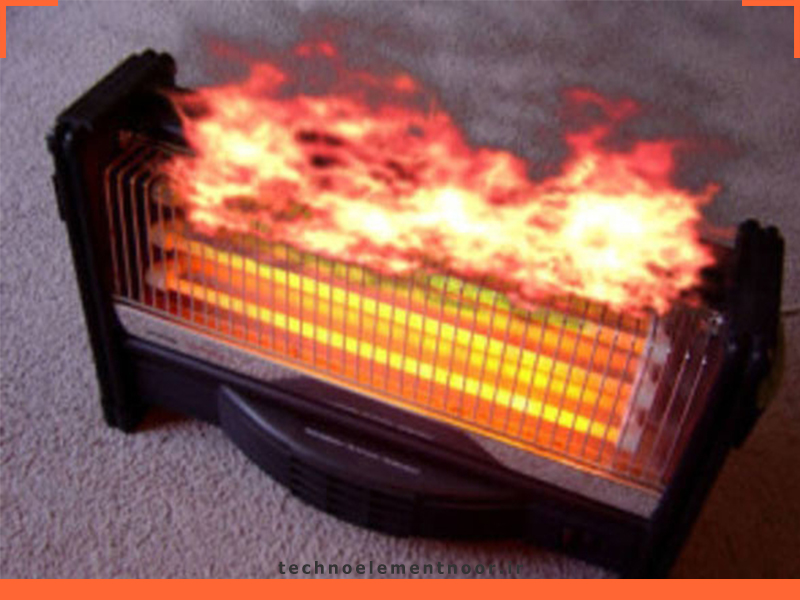 علت سوختن المنت بخاری برقی چیست